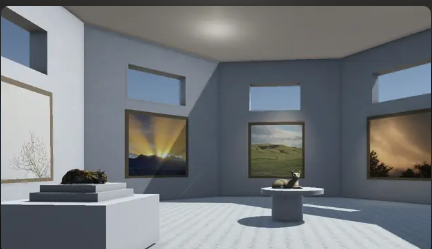 Dawn Gallery virtual gallery space
